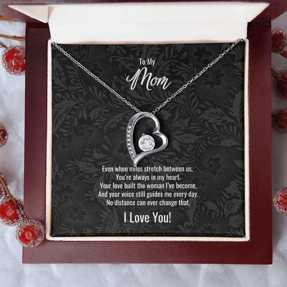To My Mom From Daughter | "A Daughter's Forever Love" | Heartfelt Promise Necklace