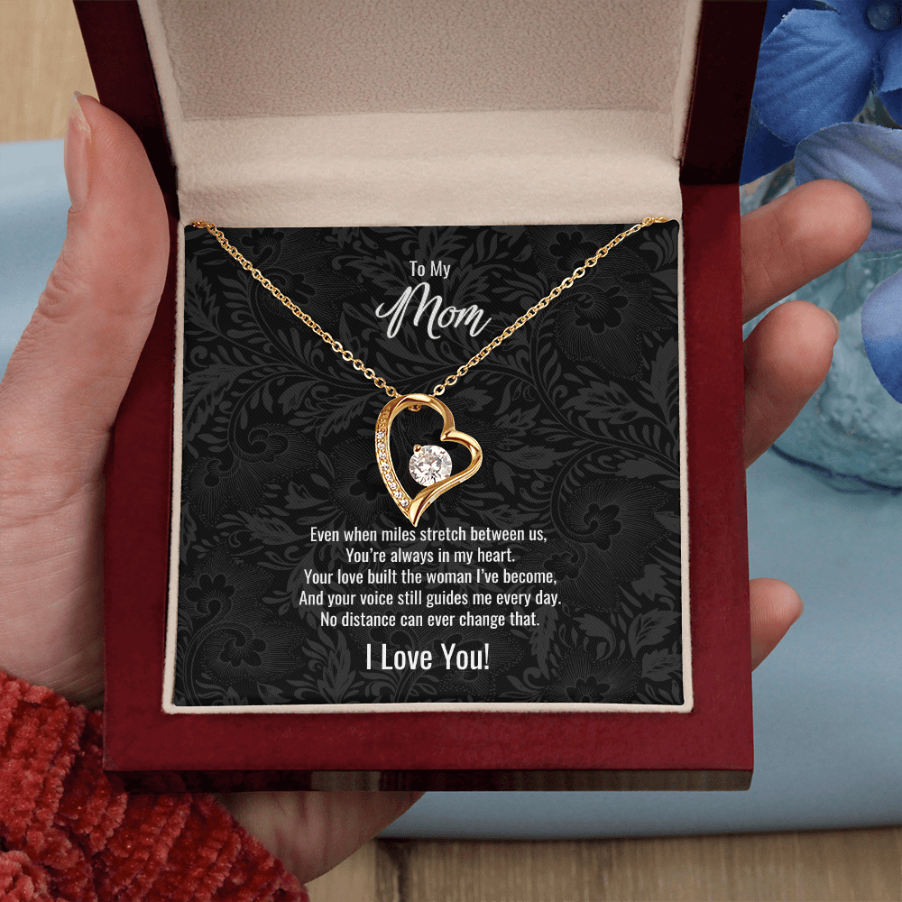To My Mom From Daughter | "A Daughter's Forever Love" | Heartfelt Promise Necklace