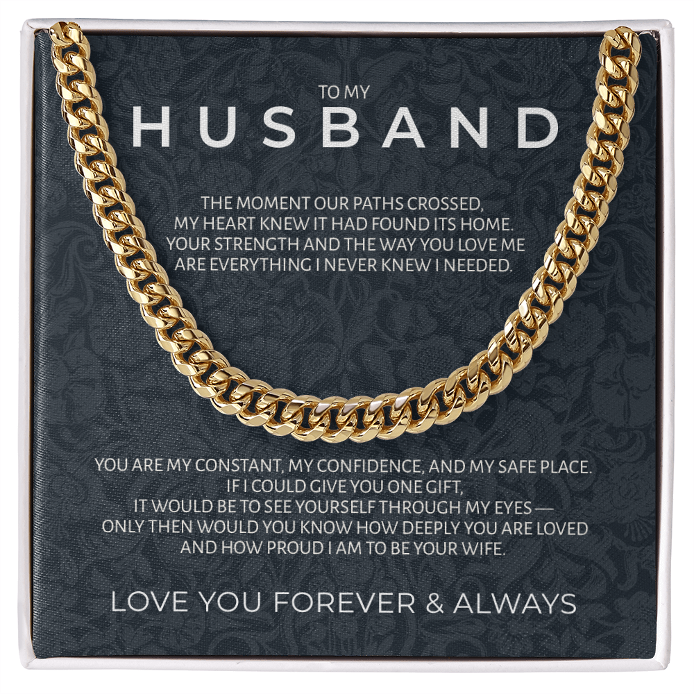 To My Husband | "Strength & Honor" | Legacy Link Chain