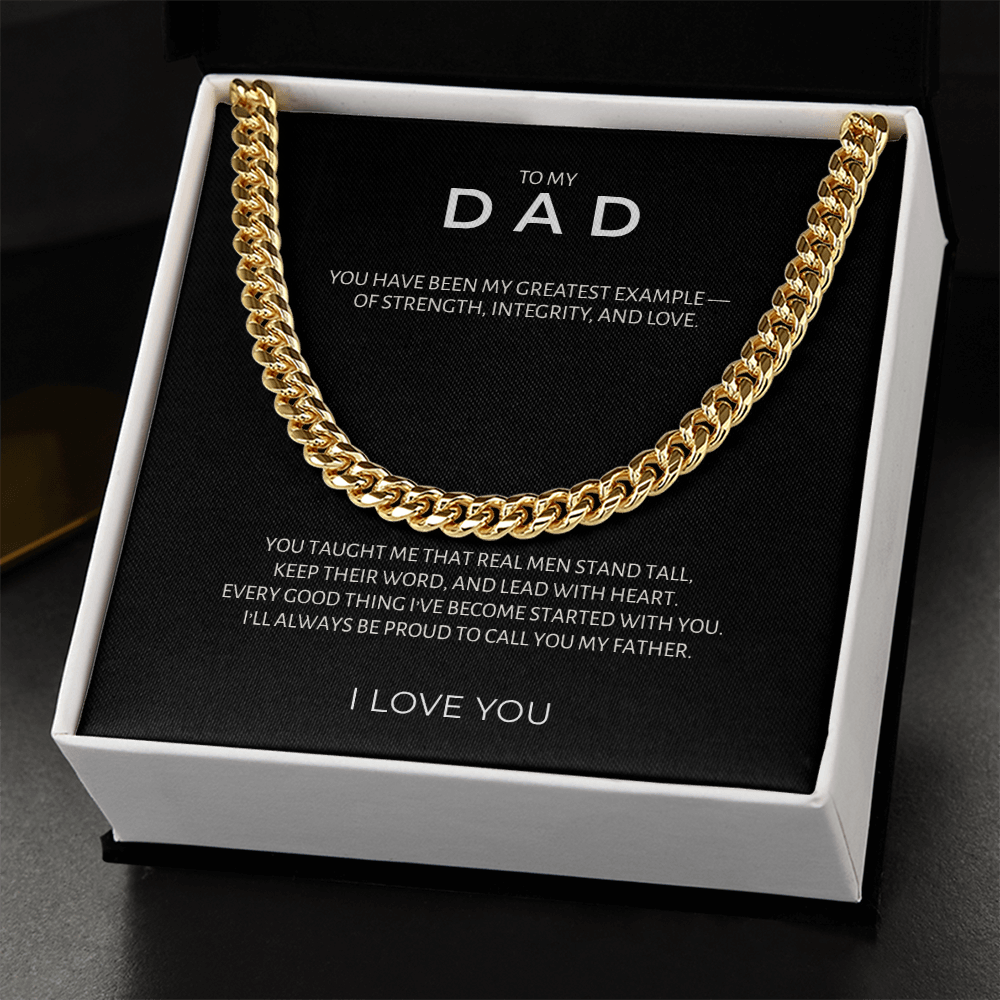 To My Dad From Son | "My Greatest Example" | Legacy Link Chain