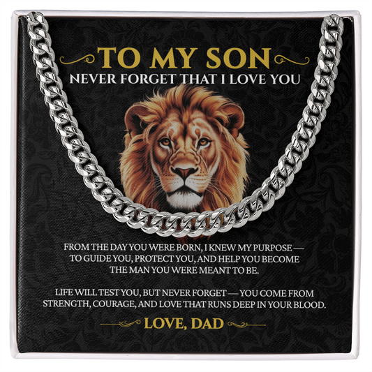 To My Son from Dad | “Strength & Legacy” | The Legacy Link Chain