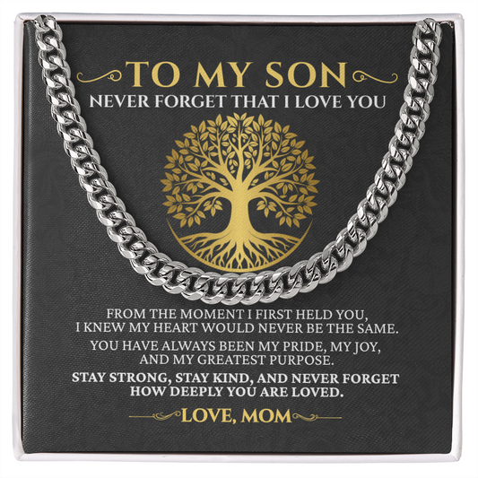 To My Son From Mom | "Strength & Legacy" | The Legacy Link Chain
