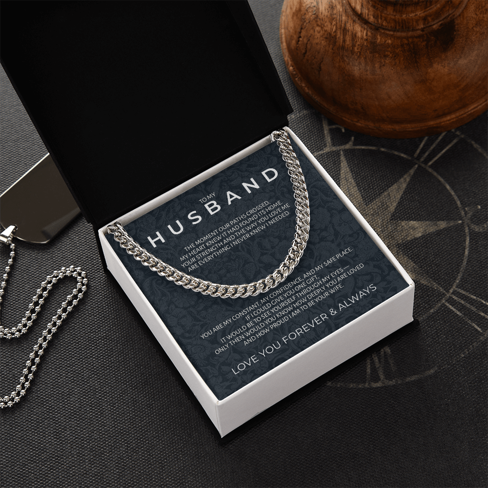 To My Husband | "Strength & Honor" | Legacy Link Chain