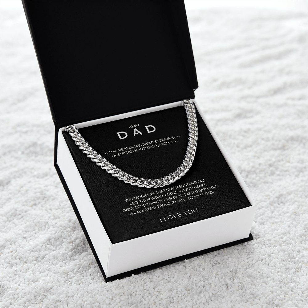 To My Dad From Son | "My Greatest Example" | Legacy Link Chain