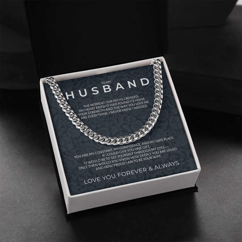 To My Husband | "Strength & Honor" | Legacy Link Chain