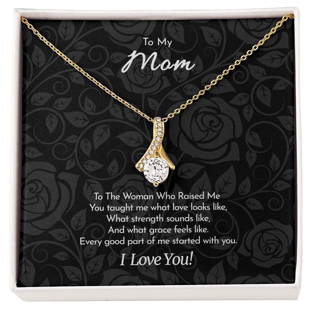 To My Mom From Daughter | "Your Strength Shaped My Soul" | Timeless Grace Necklace