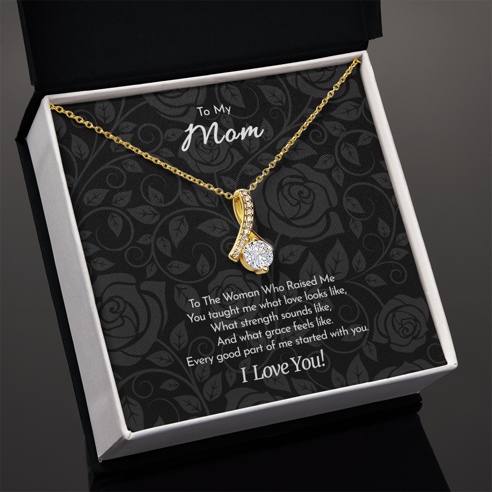To My Mom From Daughter | "Your Strength Shaped My Soul" | Timeless Grace Necklace