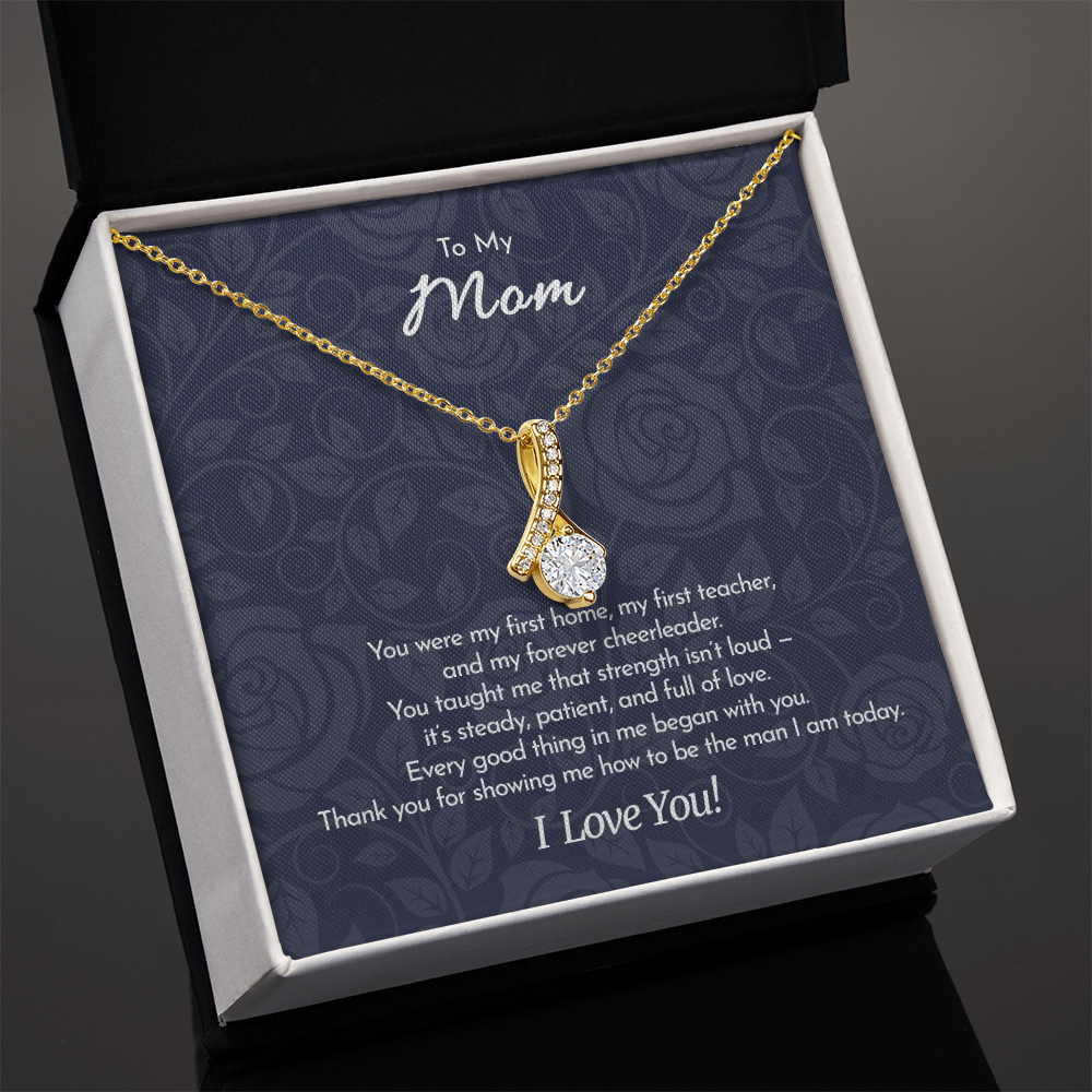 To My Mom From Son | "You Made Me Who I Am" | Strength & Love Necklace