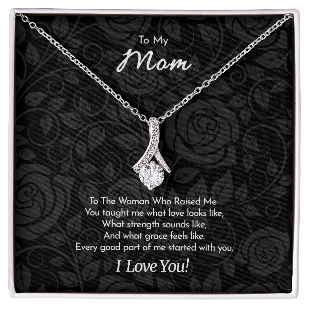 To My Mom From Daughter | "Your Strength Shaped My Soul" | Timeless Grace Necklace