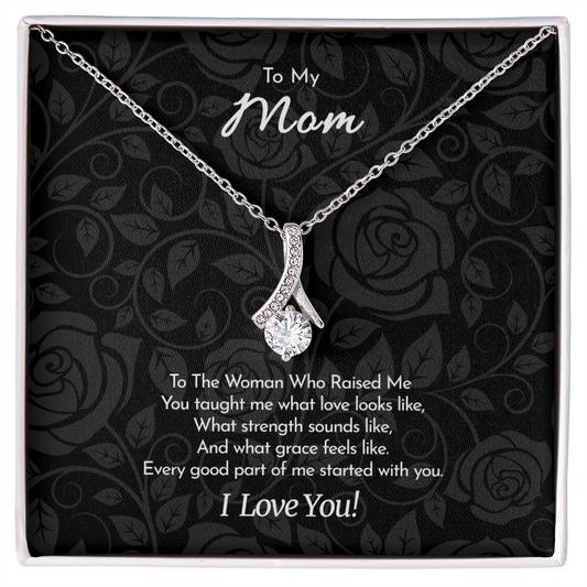 To My Mom From Daughter | "Your Strength Shaped My Soul" | Timeless Grace Necklace