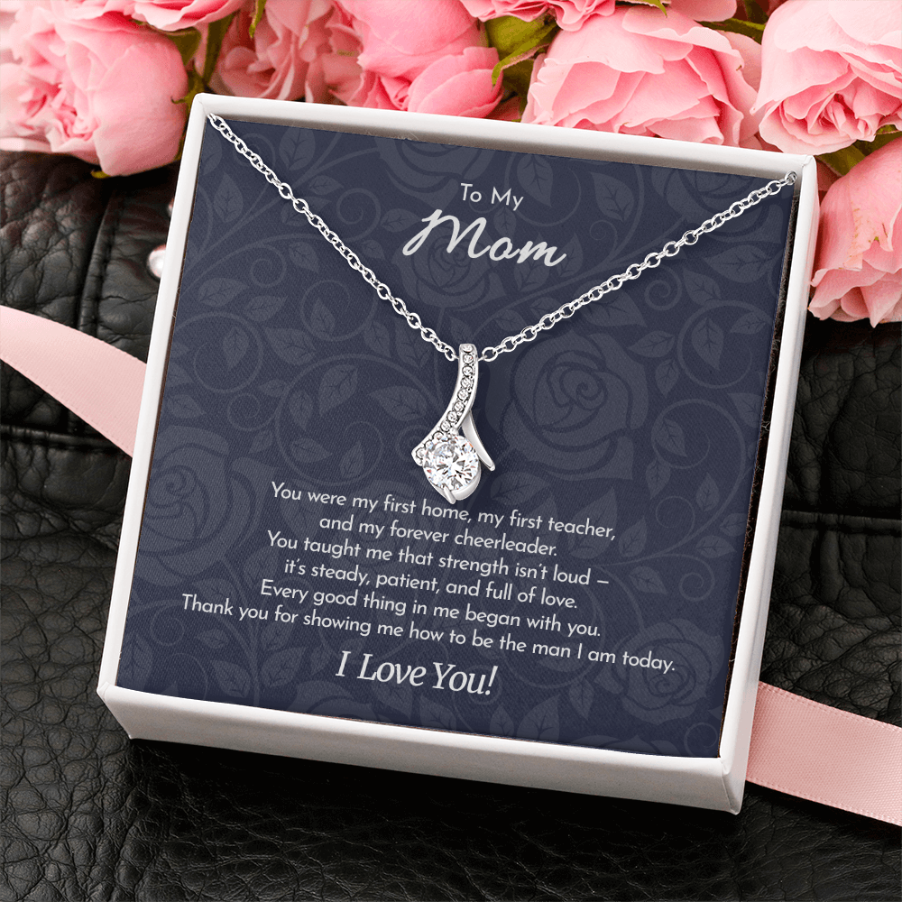 To My Mom From Son | "You Made Me Who I Am" | Strength & Love Necklace