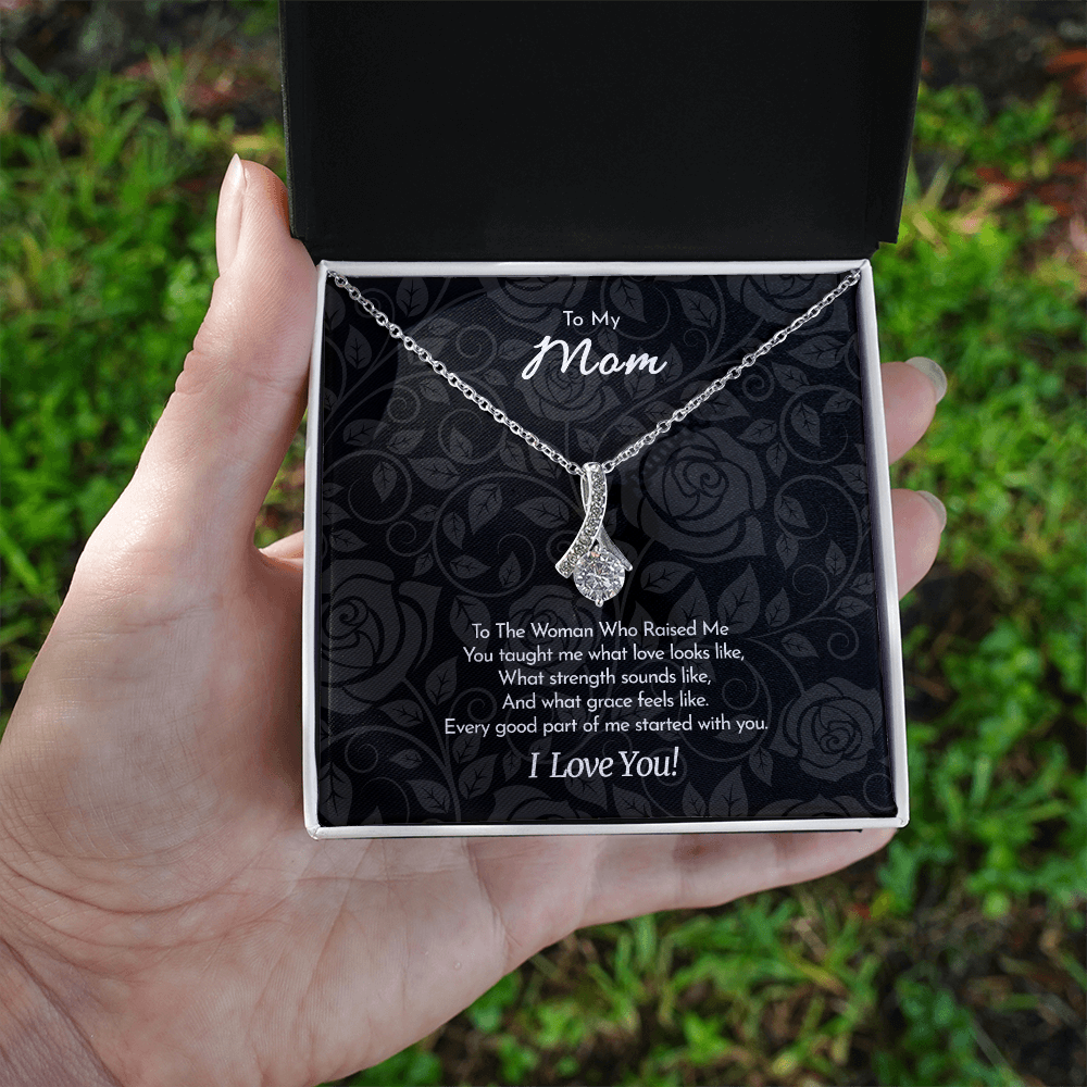 To My Mom From Daughter | "Your Strength Shaped My Soul" | Timeless Grace Necklace