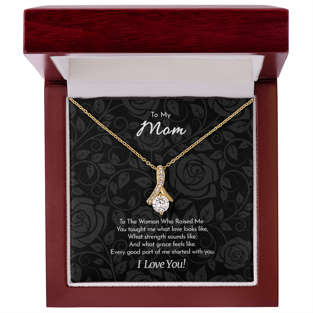To My Mom From Daughter | "Your Strength Shaped My Soul" | Timeless Grace Necklace