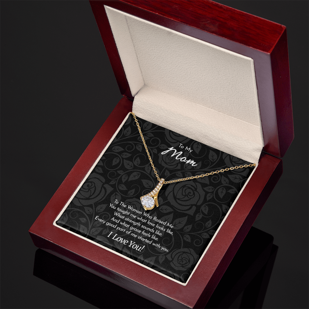 To My Mom From Daughter | "Your Strength Shaped My Soul" | Timeless Grace Necklace