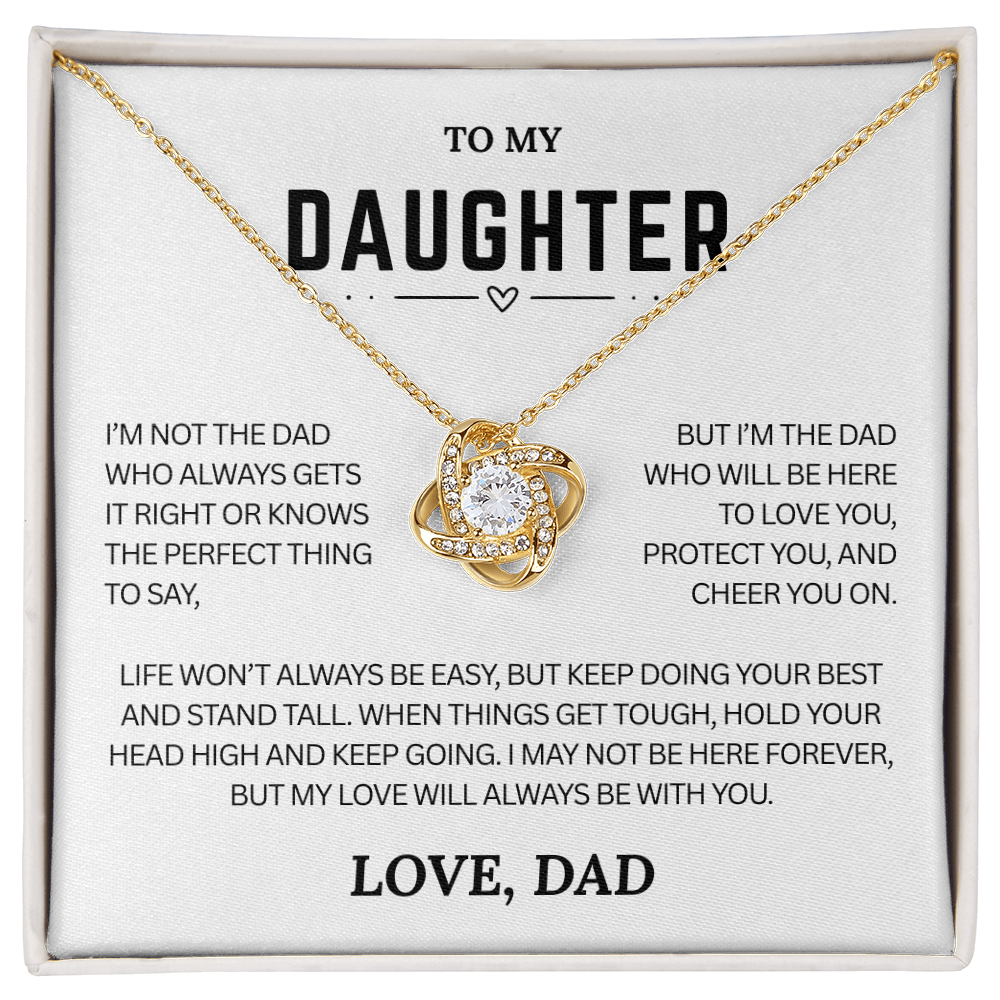 To My Daughter From Dad | "Always With You" Necklace