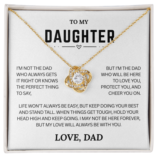 To My Daughter From Dad | "Always With You" Necklace
