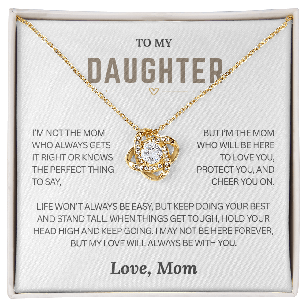 To My Daughter From Mom | "Always With You" Necklace