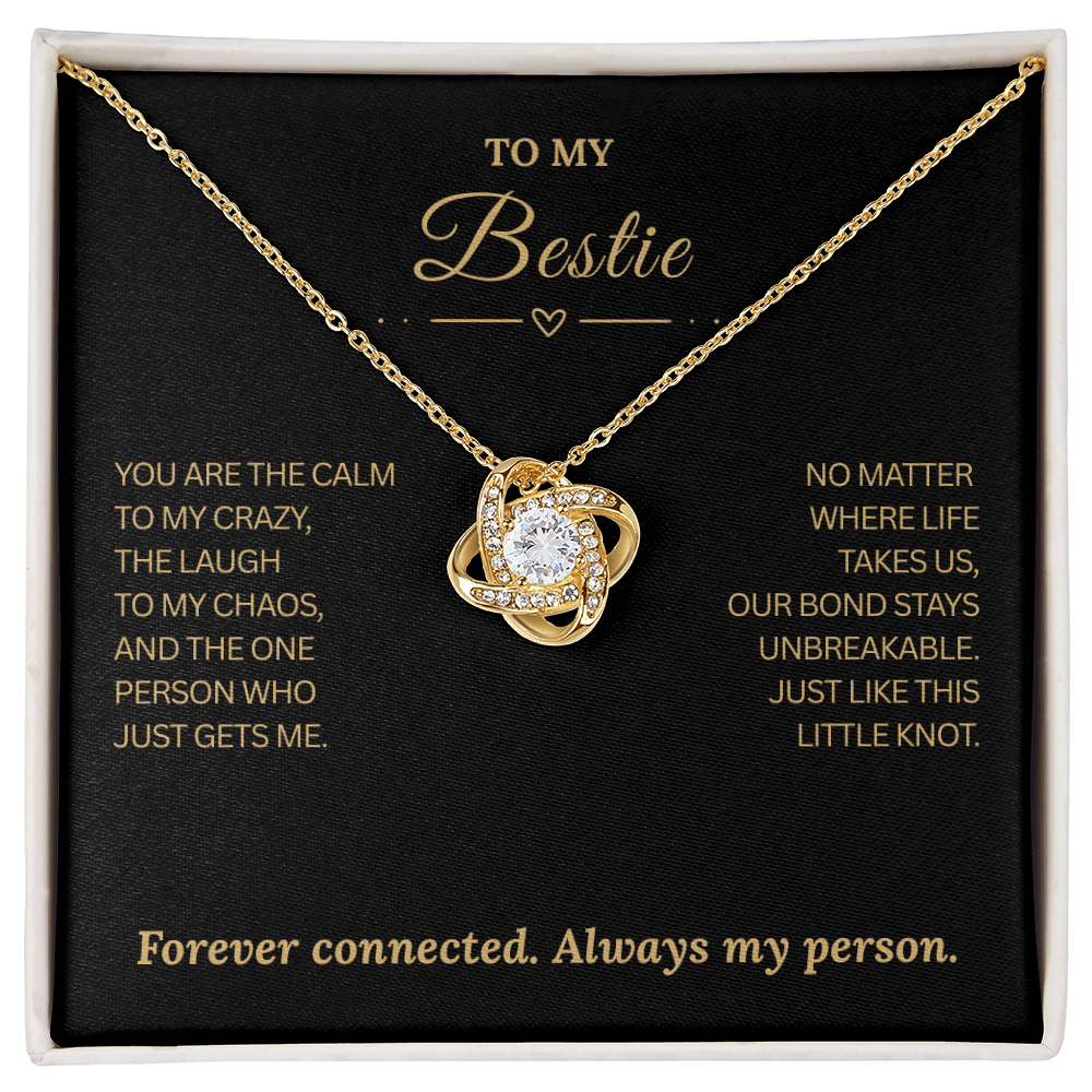 To My Bestie | “Forever Connected” | Forever Bond Necklace
