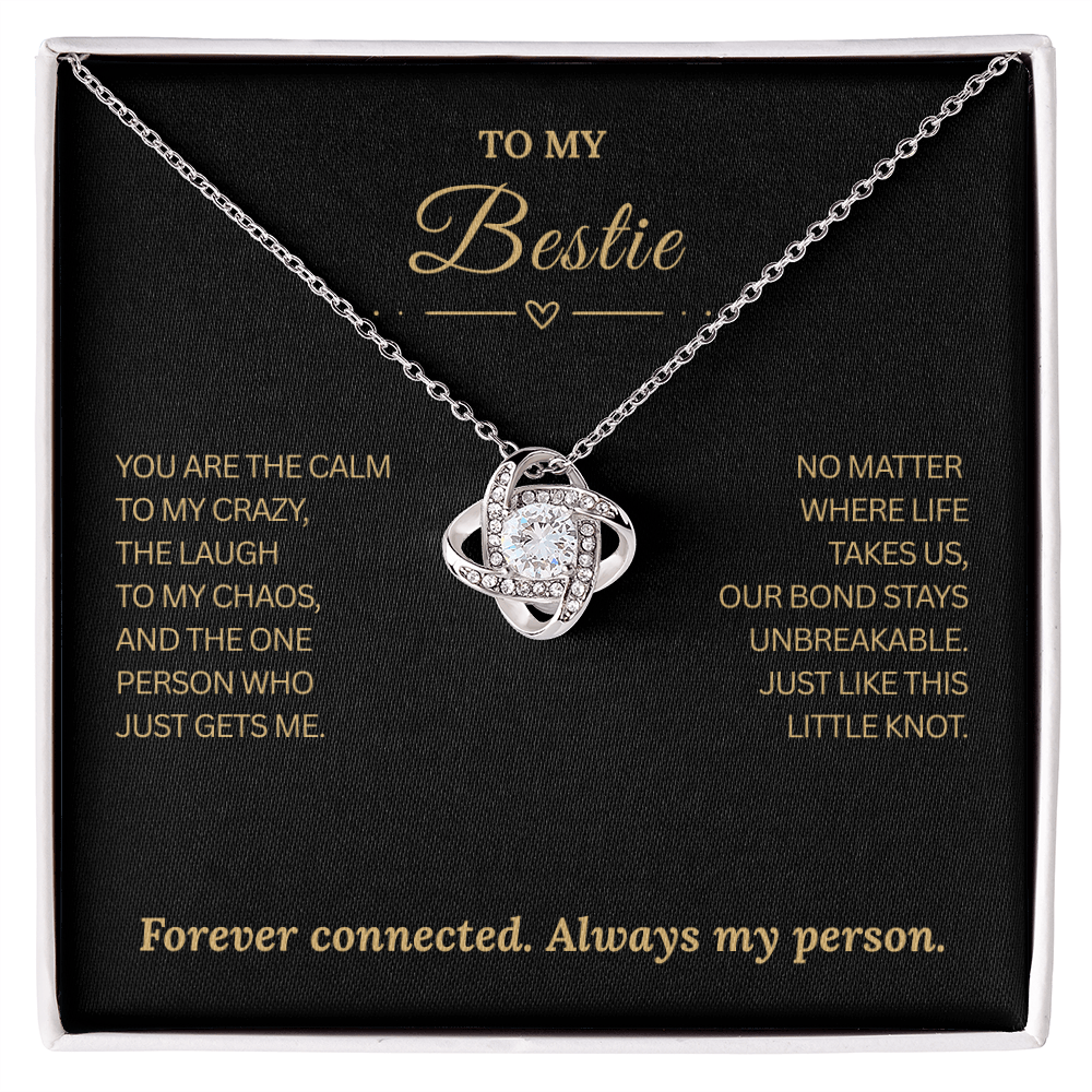 To My Bestie | “Forever Connected” | Forever Bond Necklace