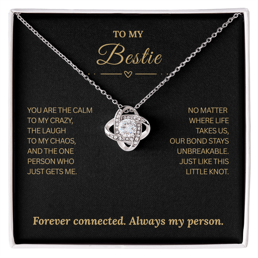 To My Bestie | “Forever Connected” | Forever Bond Necklace
