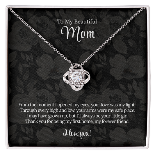 To My Mom From Daughter | "You Held My Heart First" | Eternal Connection Necklace