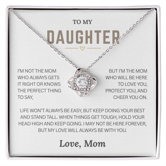 To My Daughter From Mom | "Always With You" Necklace