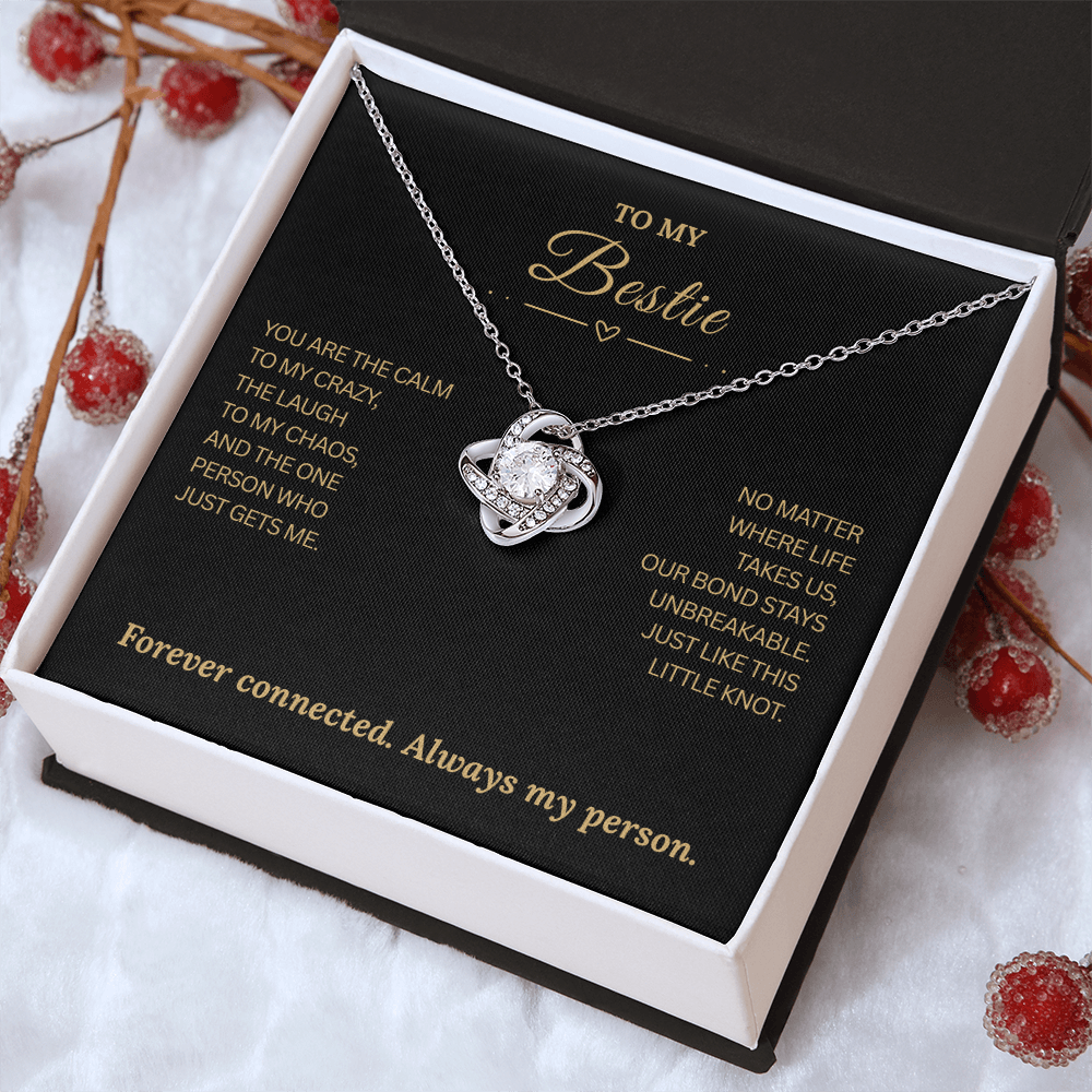 To My Bestie | “Forever Connected” | Forever Bond Necklace