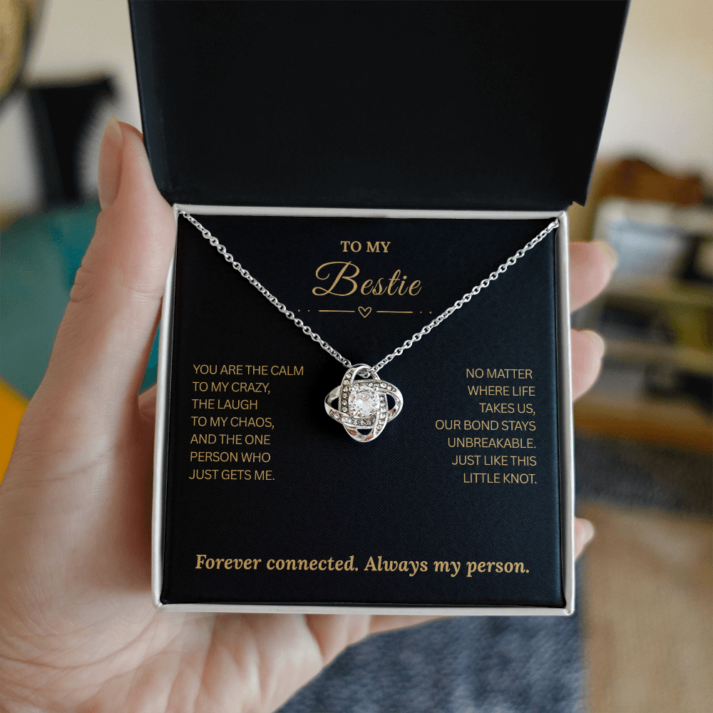 To My Bestie | “Forever Connected” | Forever Bond Necklace