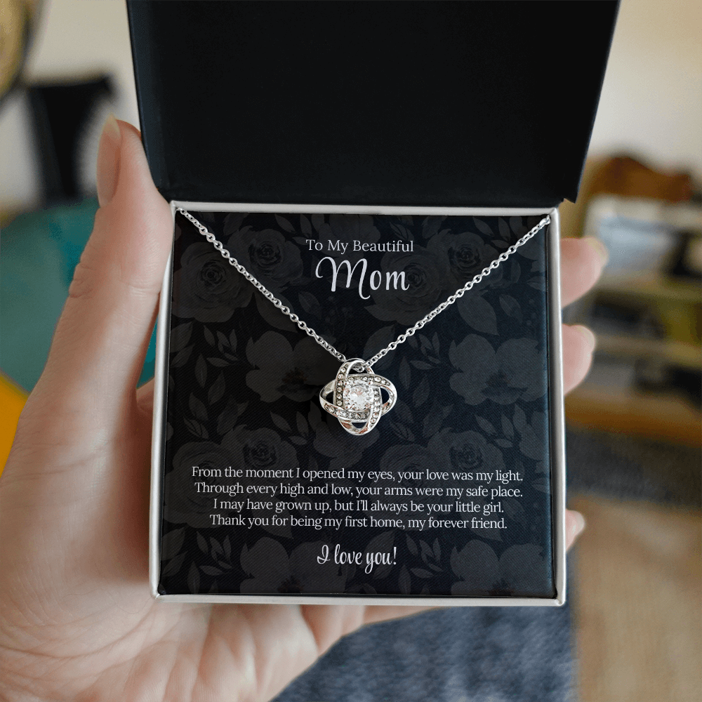 To My Mom From Daughter | "You Held My Heart First" | Eternal Connection Necklace