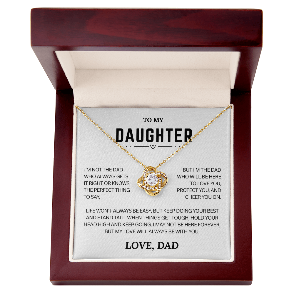 To My Daughter From Dad | "Always With You" Necklace