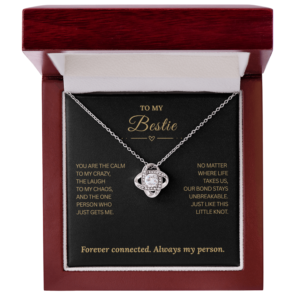 To My Bestie | “Forever Connected” | Forever Bond Necklace