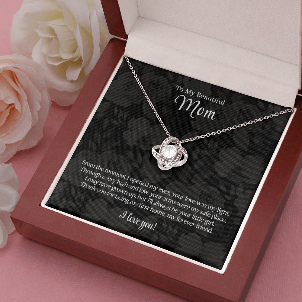To My Mom From Daughter | "You Held My Heart First" | Eternal Connection Necklace