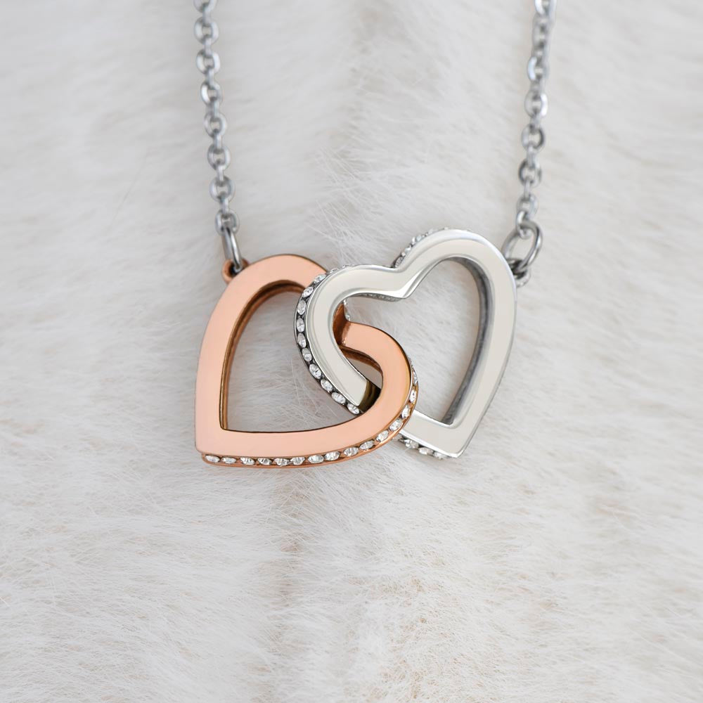 To My Bestie | “You're My Favorite Kind of Chaos” | Hearts Necklace