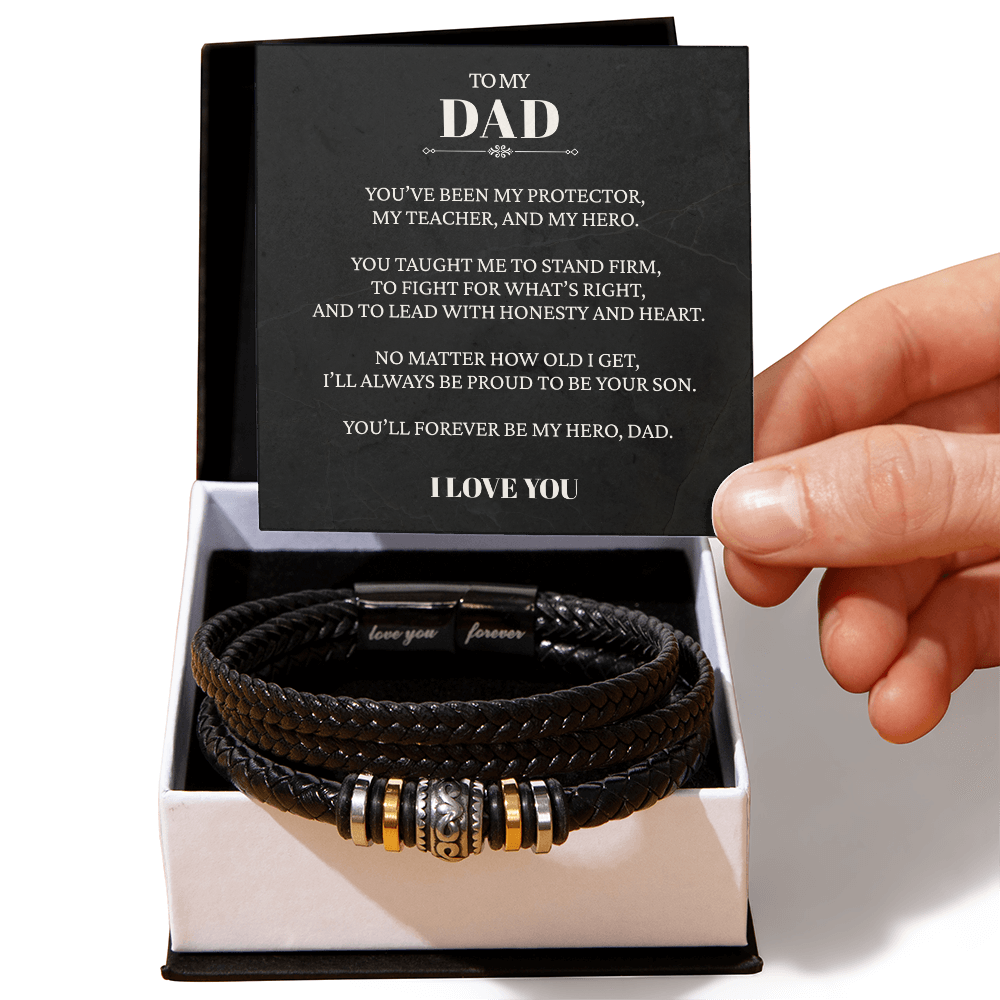 To My Dad From Son | "Forever My Hero" | Bound By Honor Bracelet