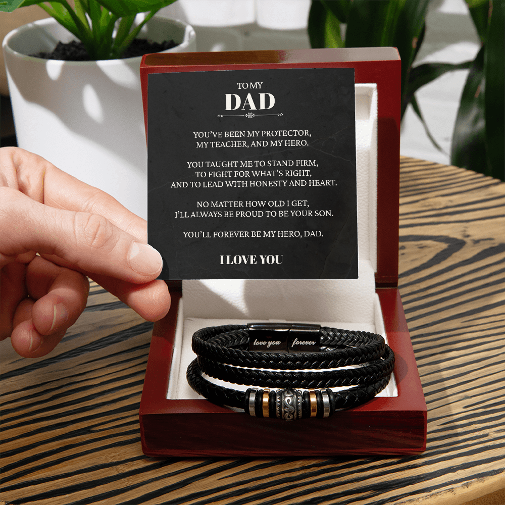 To My Dad From Son | "Forever My Hero" | Bound By Honor Bracelet