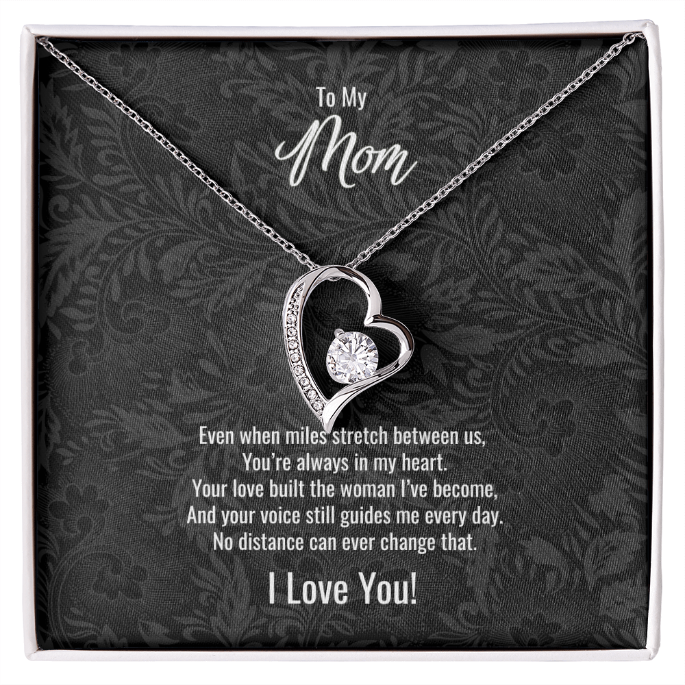 To My Mom From Daughter | "A Daughter's Forever Love" | Heartfelt Promise Necklace