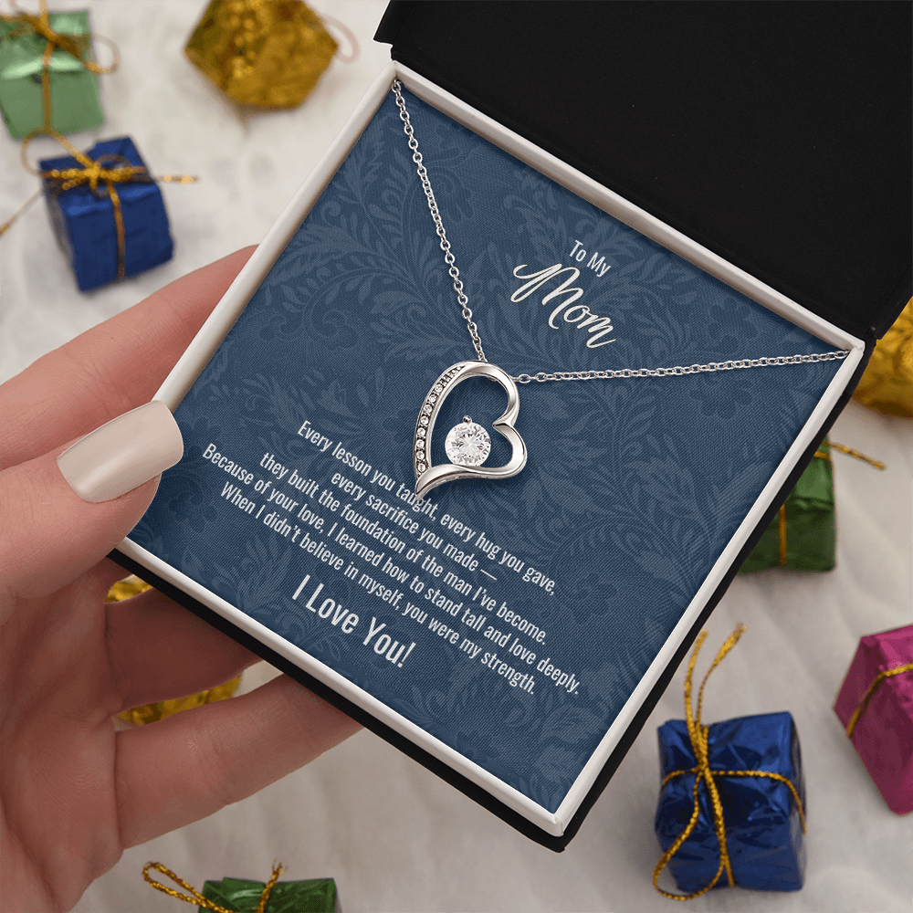 To My Mom From Son | "Because of You" | Everlasting Grace Necklace