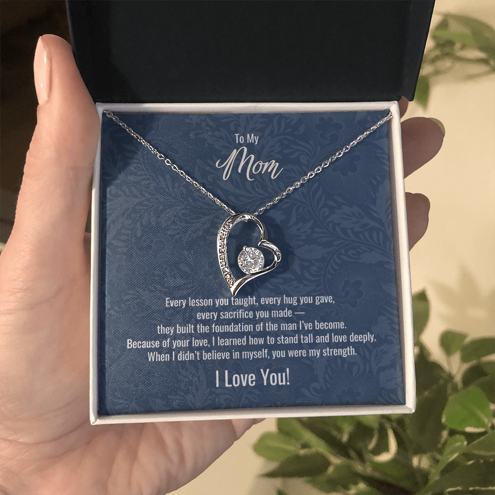 To My Mom From Son | "Because of You" | Everlasting Grace Necklace