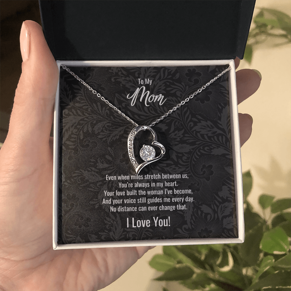 To My Mom From Daughter | "A Daughter's Forever Love" | Heartfelt Promise Necklace