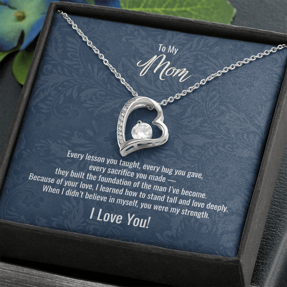 To My Mom From Son | "Because of You" | Everlasting Grace Necklace
