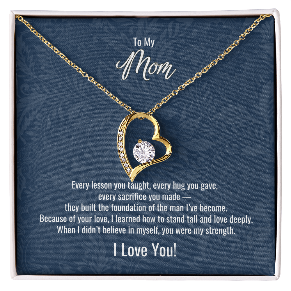 To My Mom From Son | "Because of You" | Everlasting Grace Necklace
