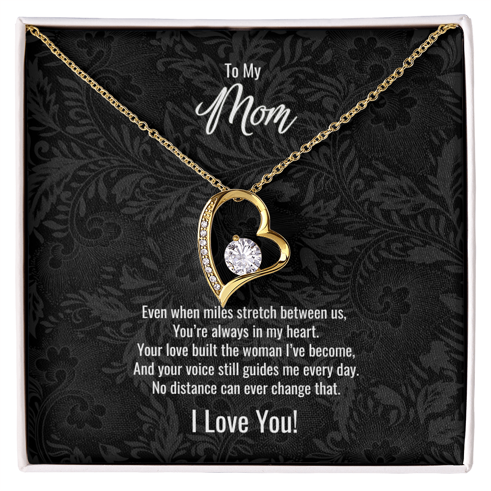 To My Mom From Daughter | "A Daughter's Forever Love" | Heartfelt Promise Necklace
