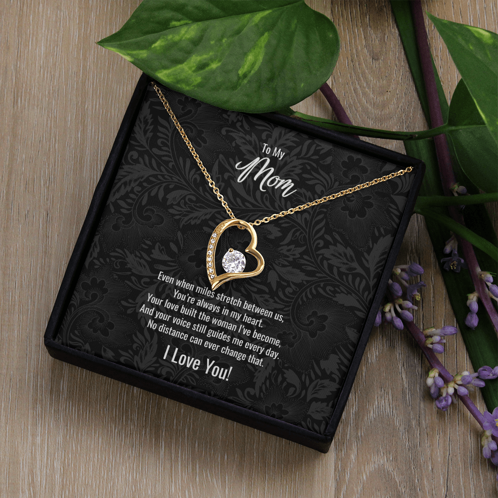 To My Mom From Daughter | "A Daughter's Forever Love" | Heartfelt Promise Necklace