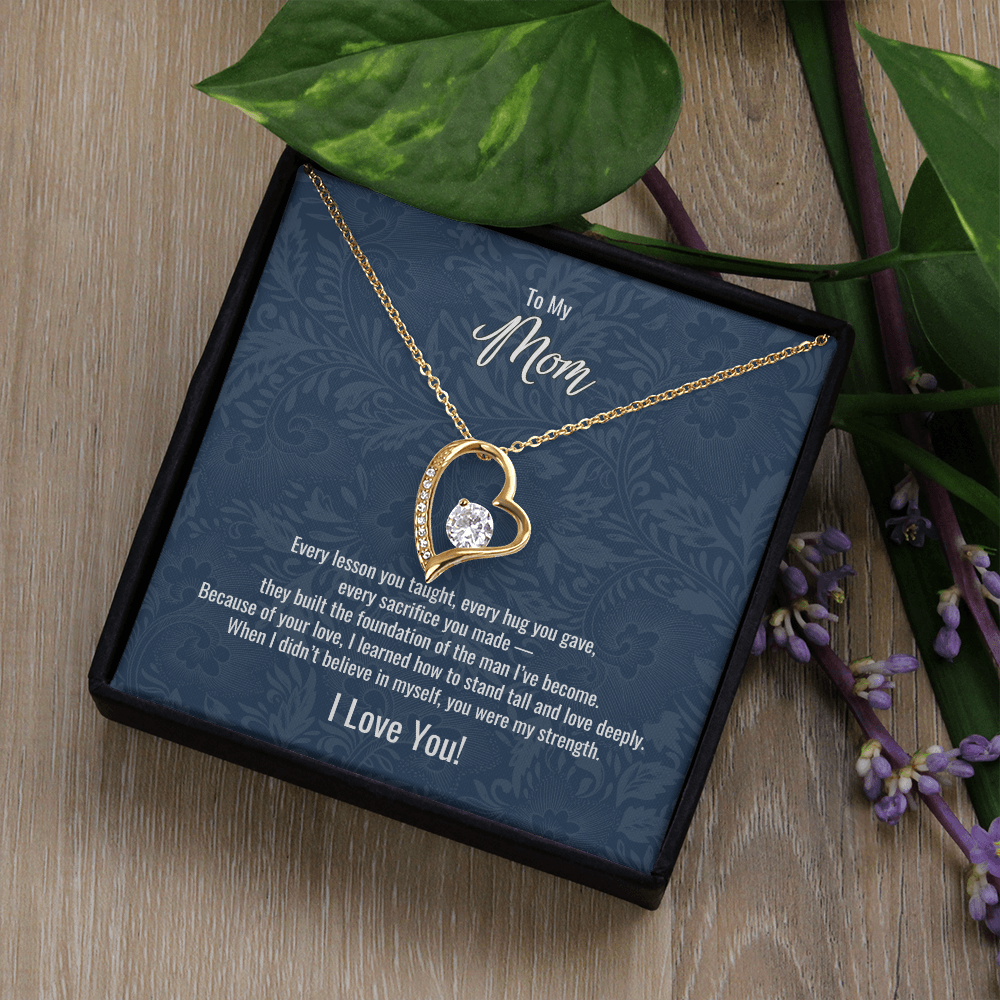 To My Mom From Son | "Because of You" | Everlasting Grace Necklace