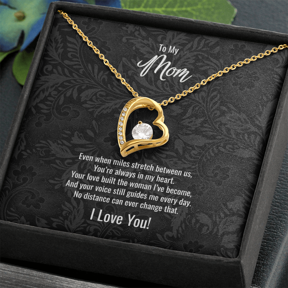 To My Mom From Daughter | "A Daughter's Forever Love" | Heartfelt Promise Necklace