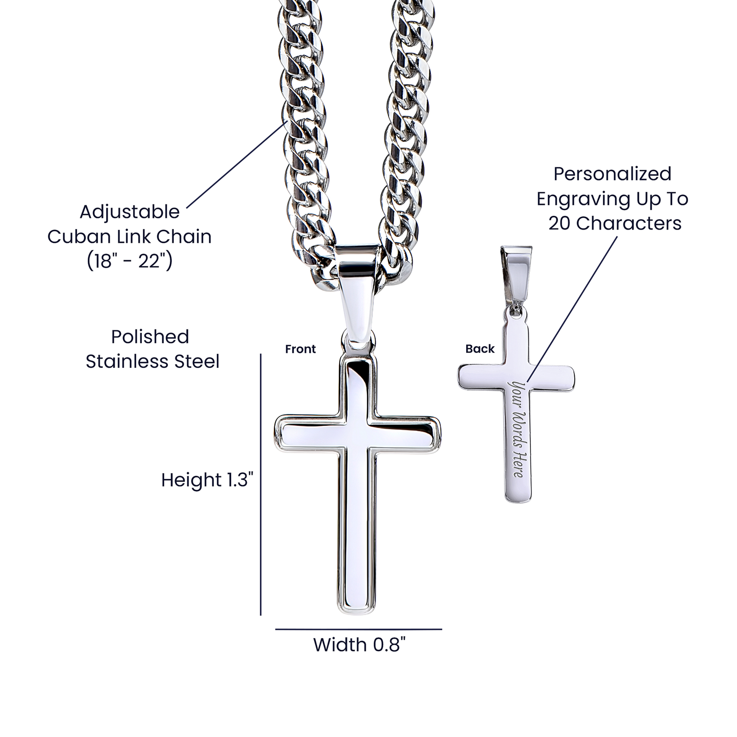 To My Son From Mom | "Courage & Conviction" | The Valor Cross Chain