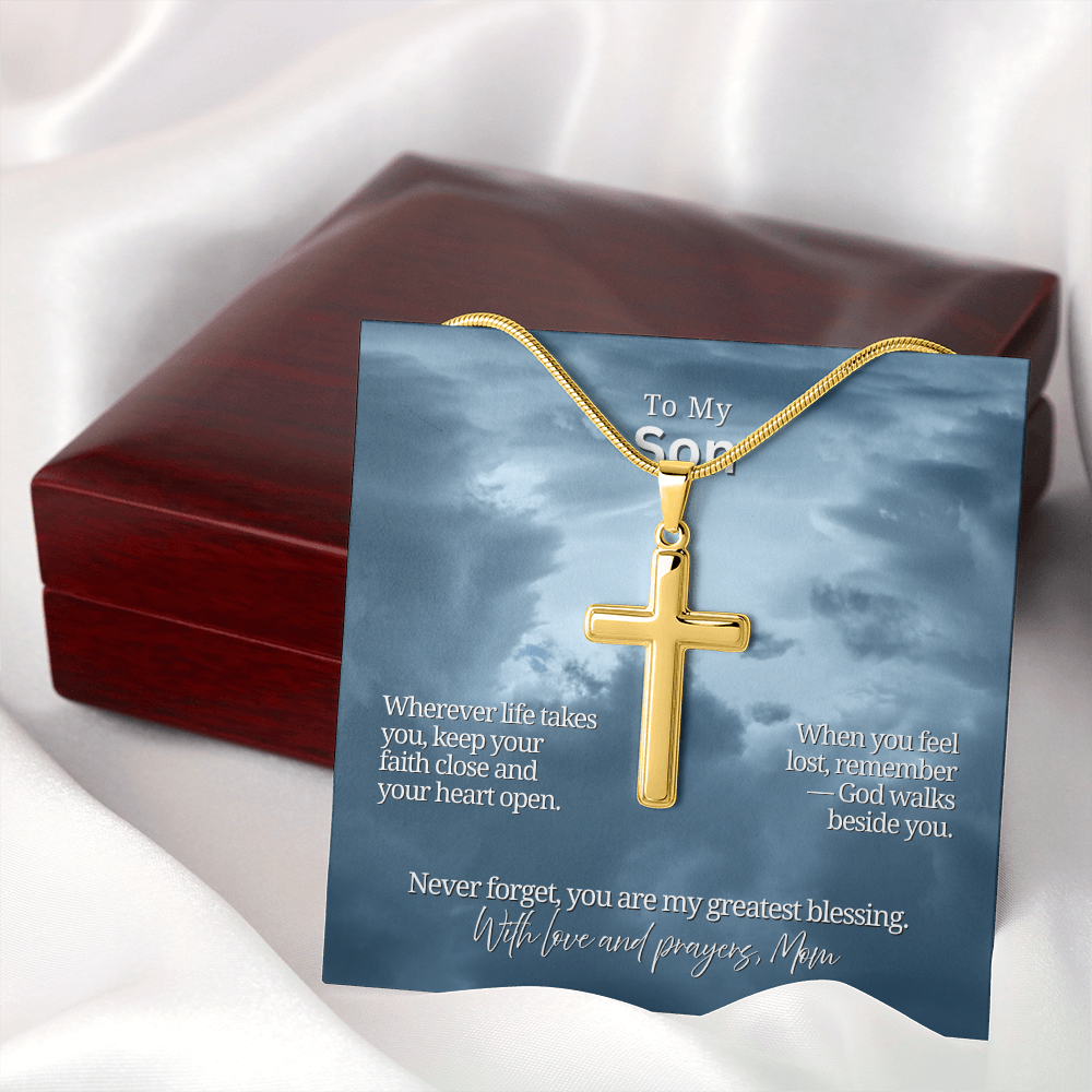 To My Son From Mom | "Faith & Guidance" | Blessed Cross